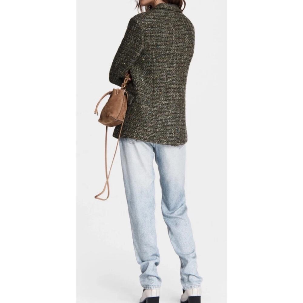 RAG & BONE Sz 4 MARGOT LINTON WOOL BOYFRIEND BLAZER JACKET Pockets Classic EUC - Picture 3 of 15